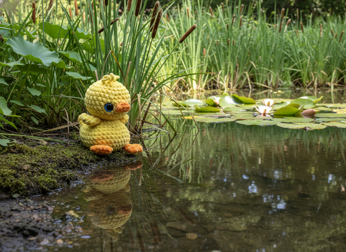 Duck - Peaceful Pond Scene