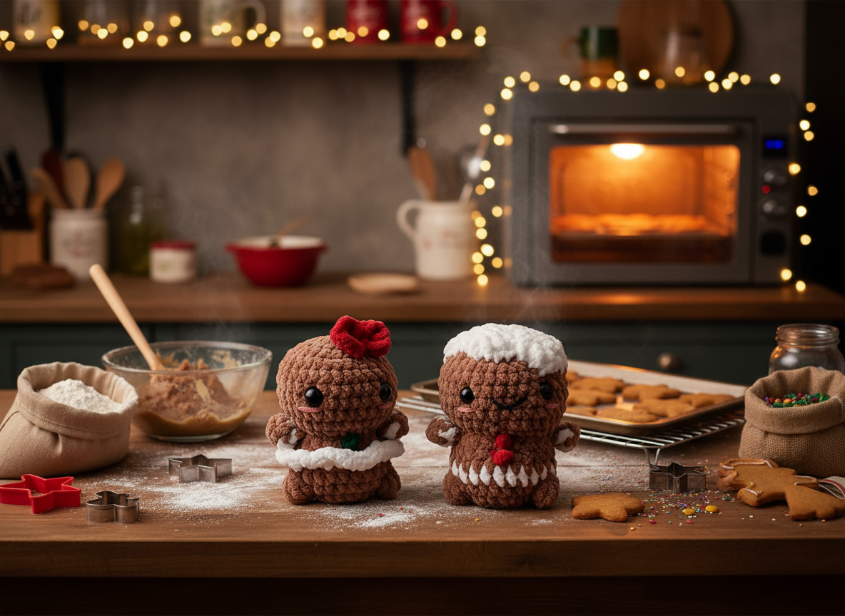 Gingerbread Man and Woman