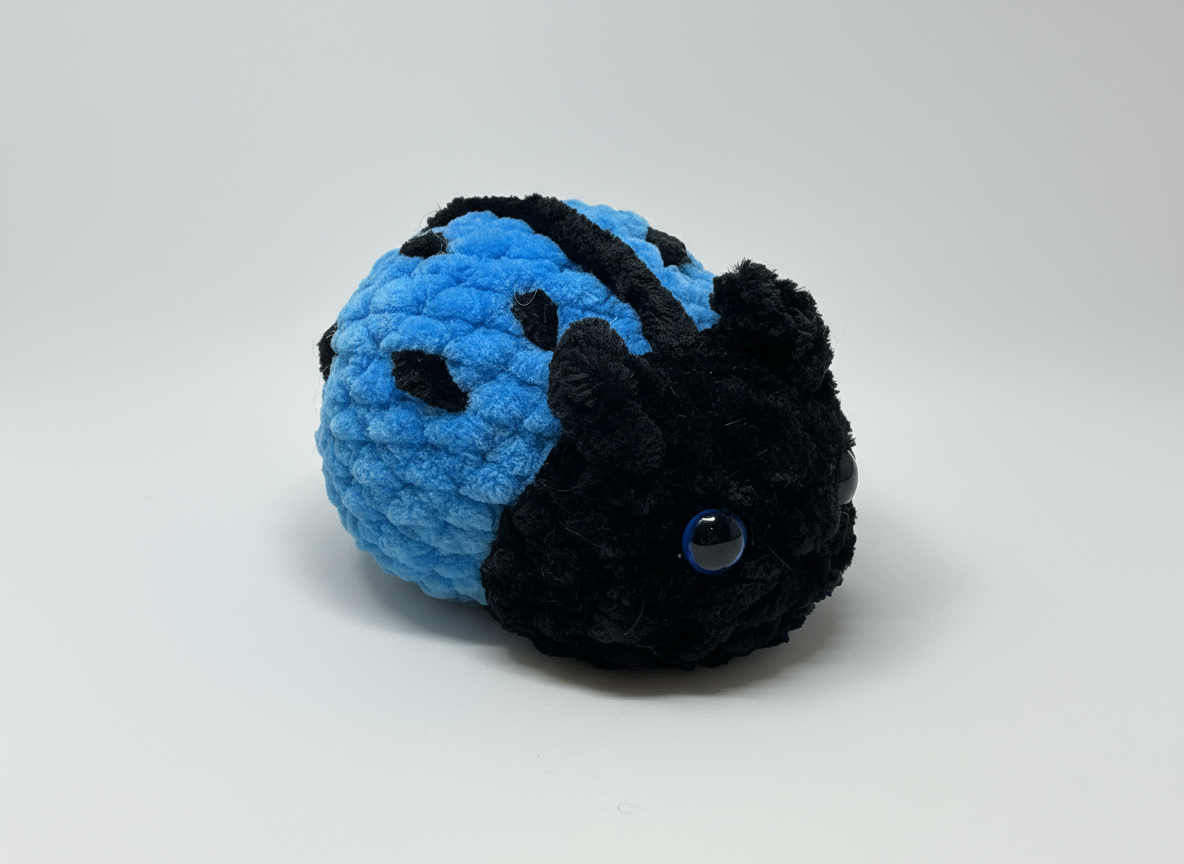 Azure Blue Lady Bug