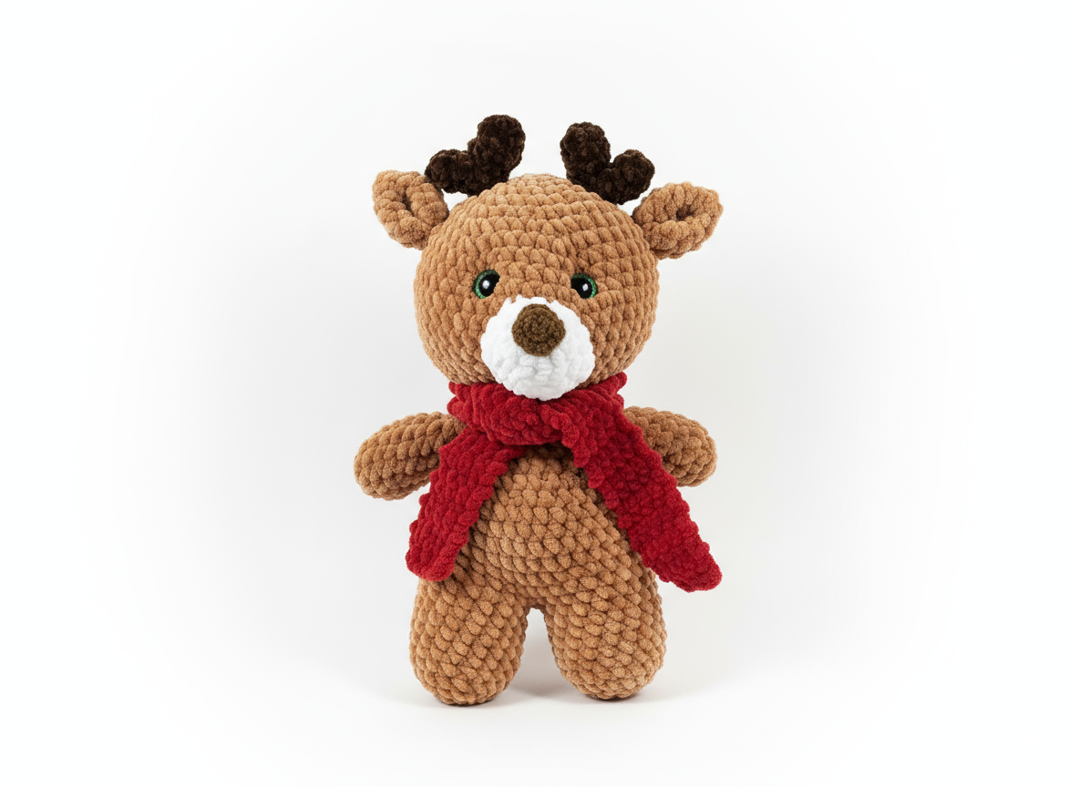 Reindeer with Scarf
