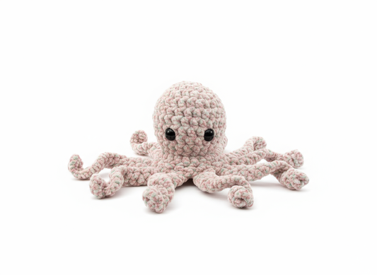 Large Octopus - Professional White Background