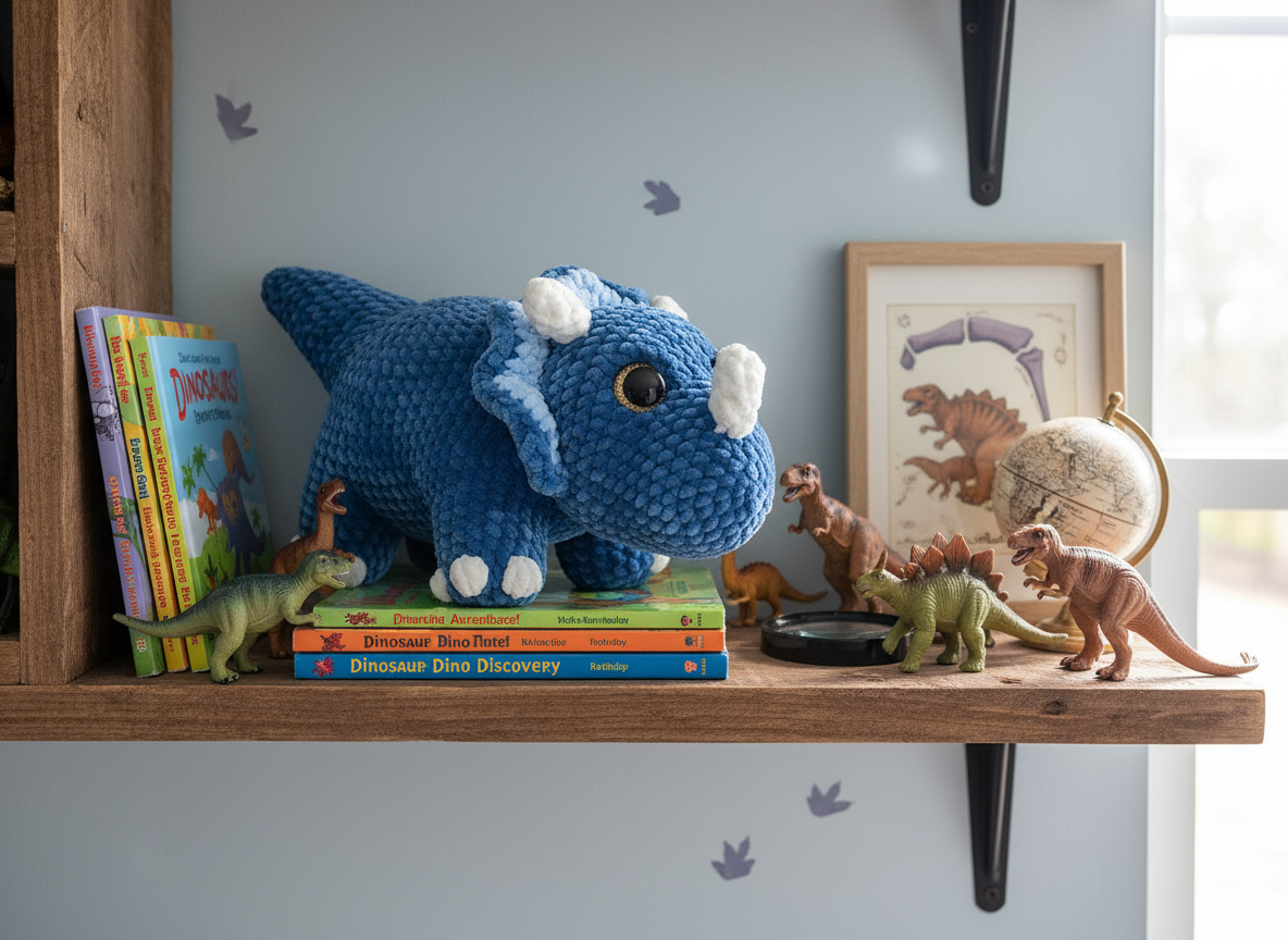 Blue Triceratops