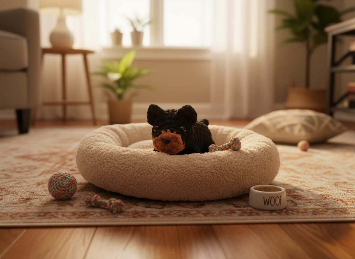 Tiny Rottweiler Puppy