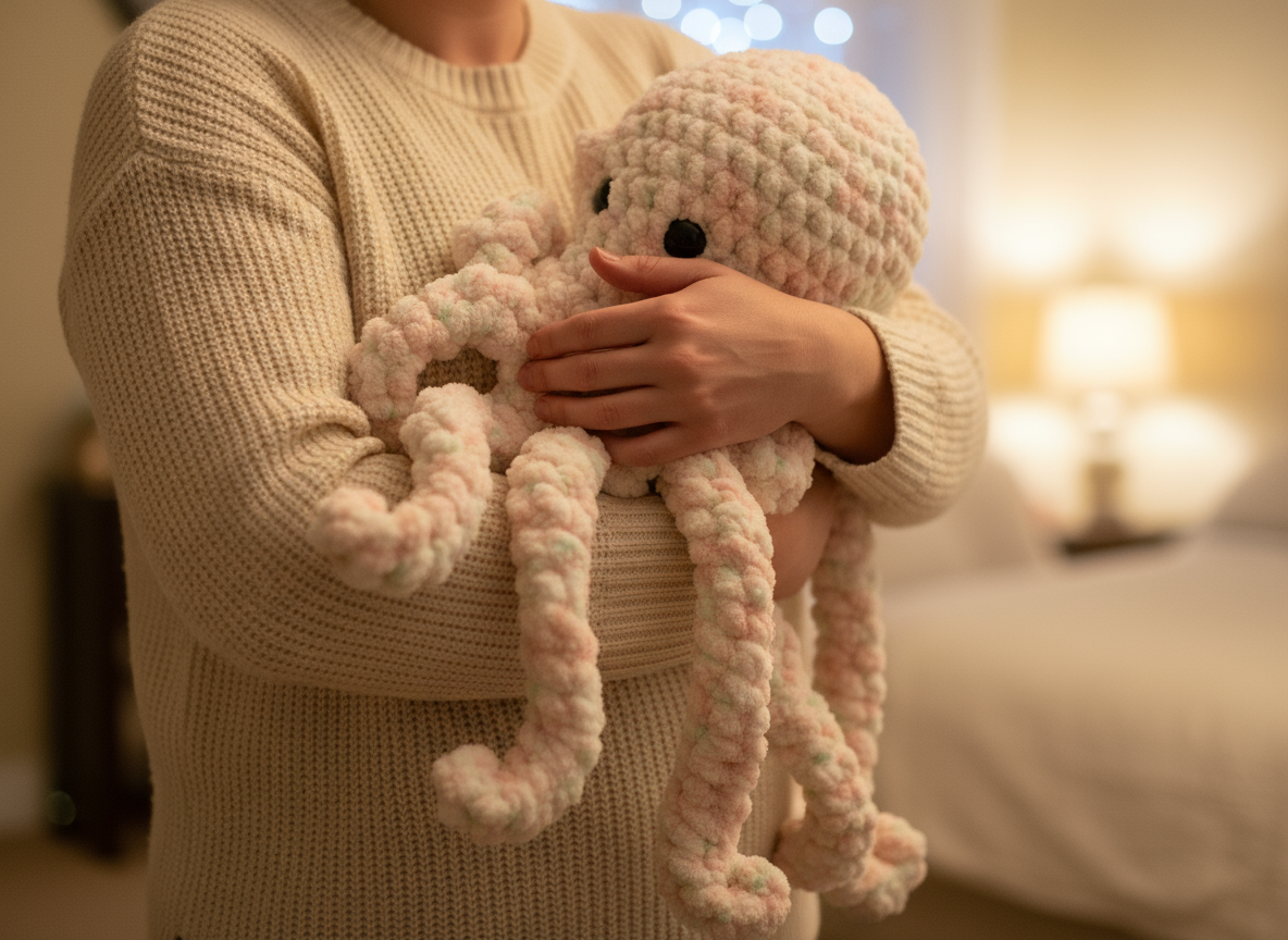 Large Octopus - Being Held