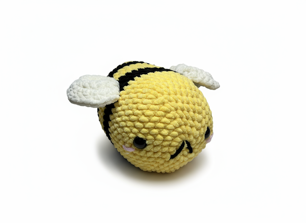 Large Bee - Professional White Background